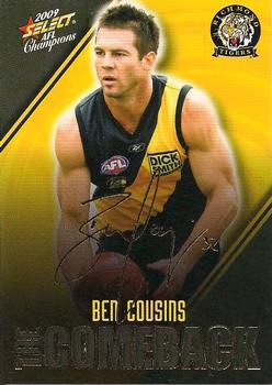 2009 Select AFL Champions - The Comeback #NNO Ben Cousins Front